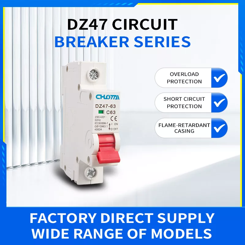1P 63A DZ47 miniatuurstroomonderbreker