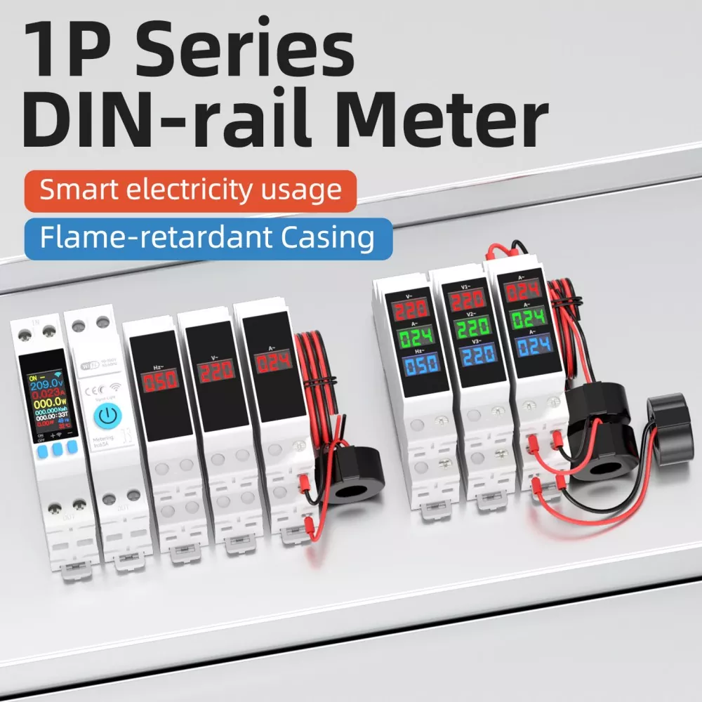 1P Din-railmeter