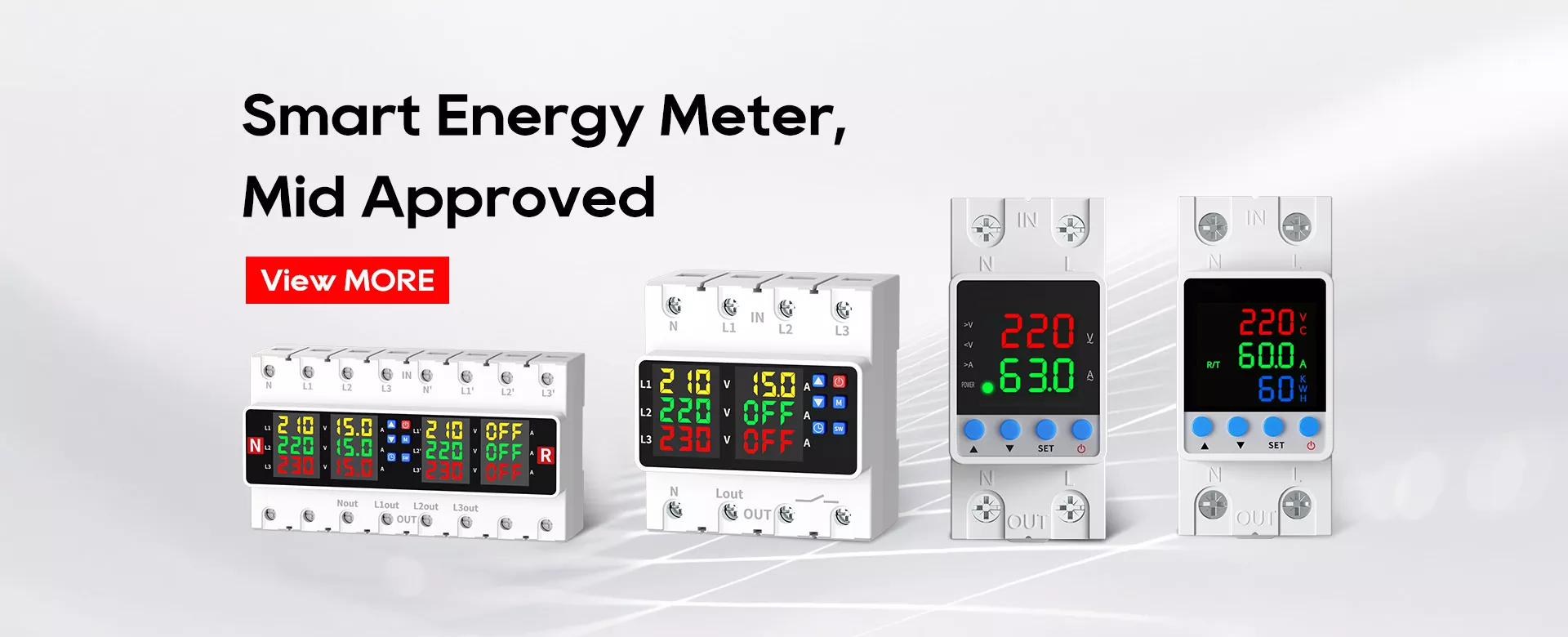 China Eenfasige geleiderail elektriciteitsmeter Leverancier