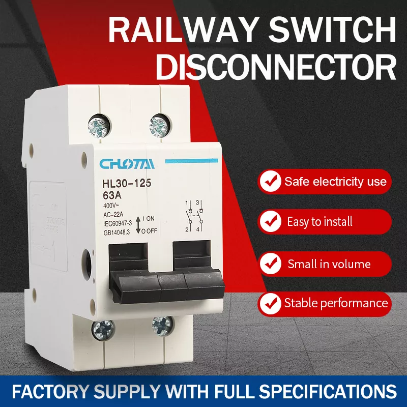 2P-polaire DIN-rail-lastscheider