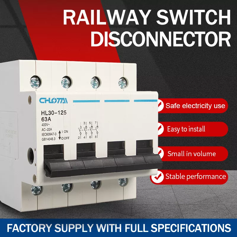 4P-polaire DIN-rail-lastscheider