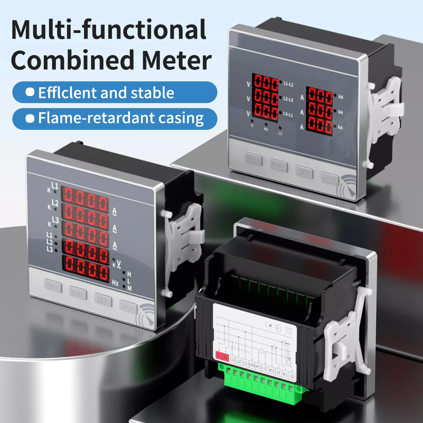 Em-06 multifunctionele gecombineerde meter